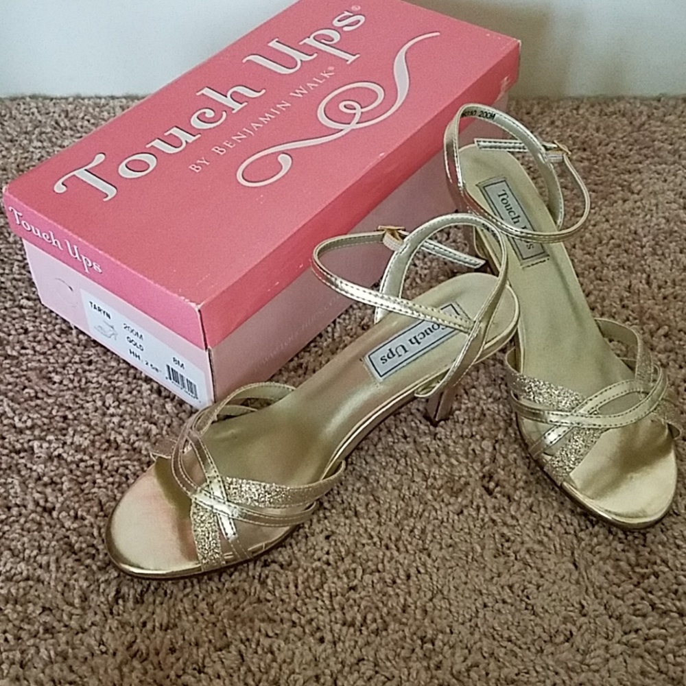 Gold High Heels